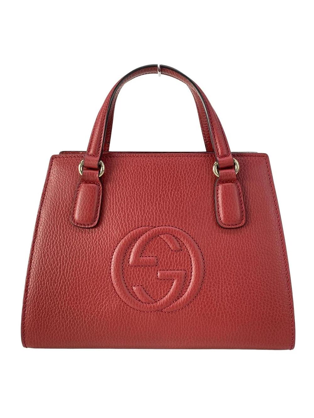 Gucci Soho Red Leather Handbag #302372G14B